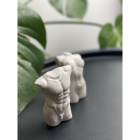 Набір декоративних статуеток з гіпсу Ahprodite і Man body 2шт