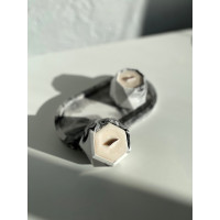 Набір ароматичних соєвих свічок в гіпсових кашпо Mini в техніці Marble на підставці Aphrodisiac