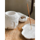 Набор для медитации Будда из гипса ручной работы с подставками для благовоний