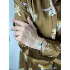 Срібний браслет Tiffany, Тіфані з емаллю