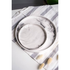 Гіпсові підноси Basic і Basic mini ручної роботи в техніці Marble 2шт