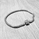 Стильний срібний жіночий браслет на застібці Pandora снейк, тонда, 925 проба