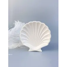 Гіпсова підставка Shell, фото реквізит для предметної зйомки ⟷11см,↑2см