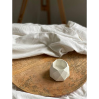 Гипсовый горшок Mini для кактусов и суккулентов, емкость для заливки свечей ⟷5х6,5