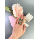 Срібний комплект с хризопразом, натуральне каміння,  925 Проба