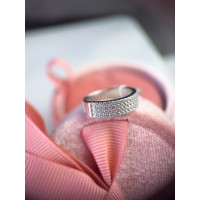 Серебряное кольцо с фианитами, 925 Проба