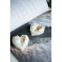 Набір флорентійських соєвих  Big Heart  з ефірними аромамаслами і сухоцвітами 33гр Сotton