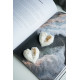 Набір флорентійських соєвих  Big Heart  з ефірними аромамаслами і сухоцвітами 33гр Сaramel popcorn