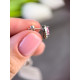 Сережки срібні серця в стилі Pandora, 