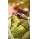 Серебряное кольцо с cердцем и фианитами в стиле Pandora, 925 Проба 16