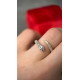 Серебряное кольцо в виде змеи, 925 Проба